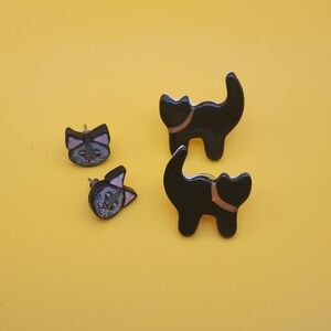 Halloween Cat Earrings
